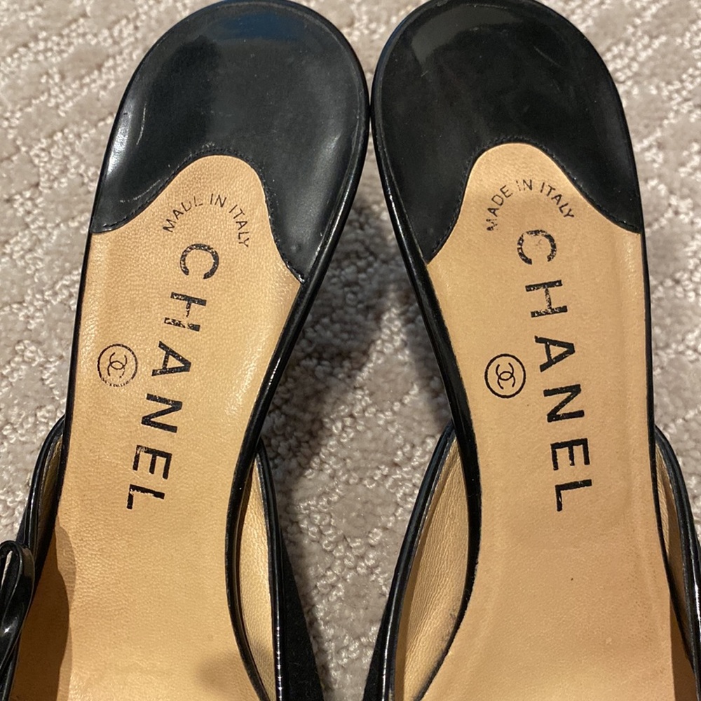 Authentic Chanel Kitten Heel mules - Picture 6 of 8